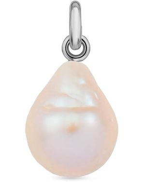 Monica Vinader Nura Baroque Pearl Pendant Charm - Multicolour