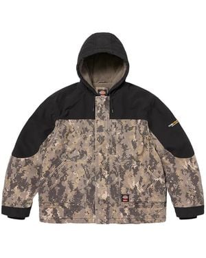 Supreme X Dickies Hooded Work Jacket - Black