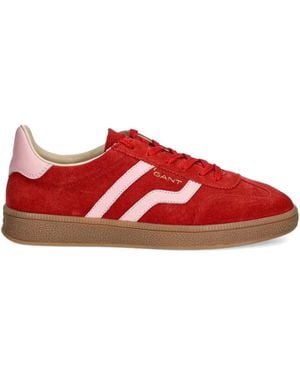 GANT Cuzima スエード スニーカー - レッド
