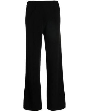 Chinti & Parker Knitted Wide Leg Trousers - Black
