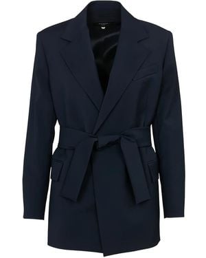 Weekend by Maxmara Teso Belted Blazer - Blue
