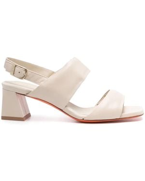 Santoni Sandali Con Doppia Fascia 60Mm - Neutro