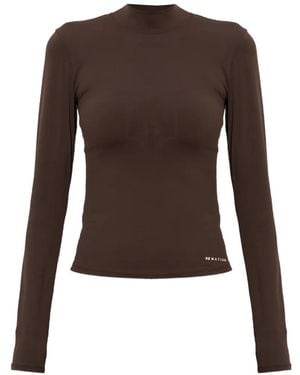 P.E Nation Foundation Long-Sleeve Top - Brown