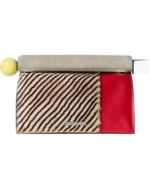 Jacquemus The Rond Carré Clutch - Weiß