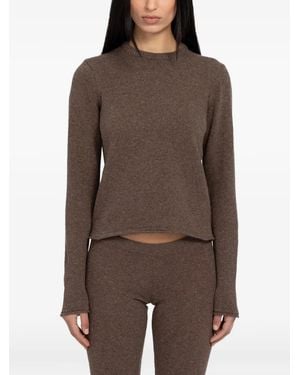 GIMAGUAS Cometa Ribbed-Knit Jumper - Brown