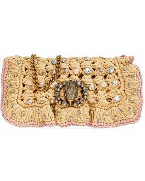 Kurt Geiger Small Chelsea Ruffled Shoulder Bag - Metallic