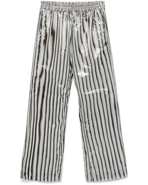 Walter Van Beirendonck Straight-Leg Trousers - White