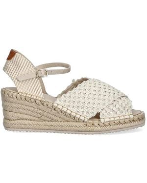 GANT Gehäkelte Espadrilles - Natur