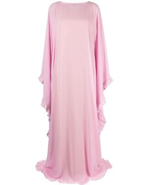 Rayane Bacha Abito Semi Trasparente Tula - Rosa