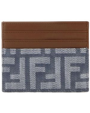Fendi Baguette Kartenetui - Grau