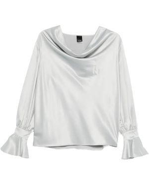 Pinko Bluse mit Rüschen - Weiß