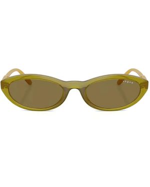 Vogue Eyewear Oval-Frame Sunglasses - Green