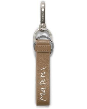 Marni Schlüsselanhänger Mit Logo-Stickerei - Mettallic