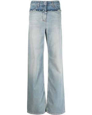 Givenchy Low-Rise Straight-Leg Jeans - Blue