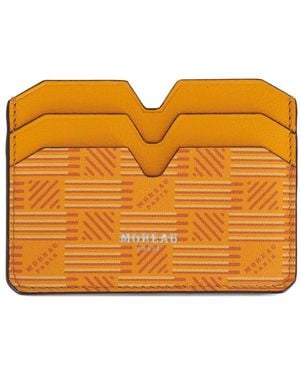 Moreau Kartenetui Mit Geometrischem Print - Orange