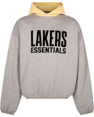 Fear Of God Essentials Lakers Hoodie - Grey
