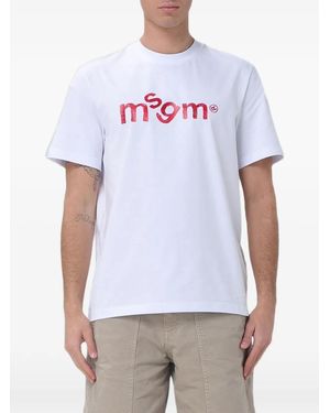 MSGM Logo-Print T-Shirt - White
