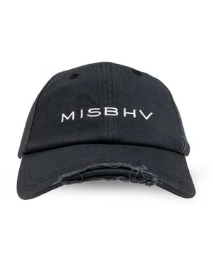 MISBHV Baseballkappe Mit Logo-Stickerei - Schwarz