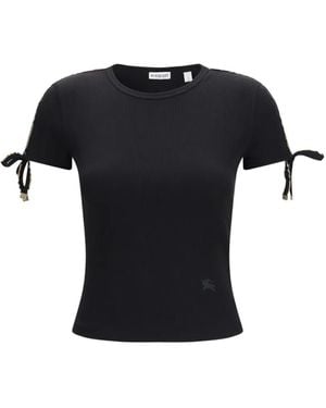 Burberry Black Cotton T