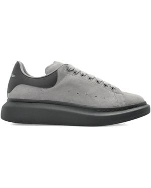McQueen Lace-Up Sneakers - Gray