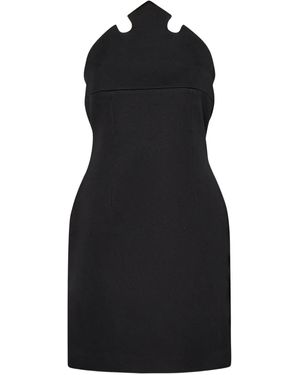 Coperni X Disney Jurk Met Kroongvormige Bustier - Zwart