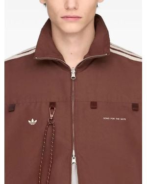 adidas X Song For The Mute 007 Side-Stripe Jacket - Brown
