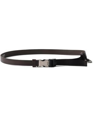 Prada Gürtel Mit Logo-Gravur - Weiß