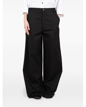 Societe Anonyme Wide-Leg Trousers - Black