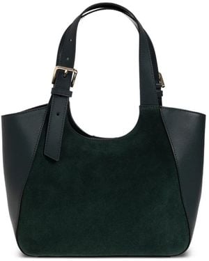 Furla Small Dora Leather Tote Bag - Black