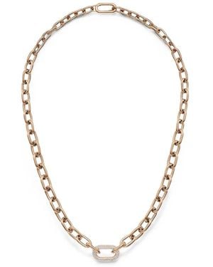 Daniel Wellington Chain Pavé Necklace - Metallic
