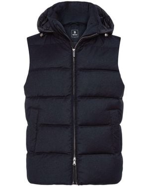 BOGGI Padded Hooded Gilet - Blue