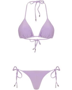 Amir Slama Bikini A Triangolo - Viola