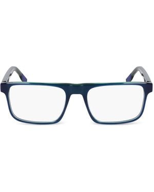 Nike 7161 Rectangle-Frame Glasses - Blue