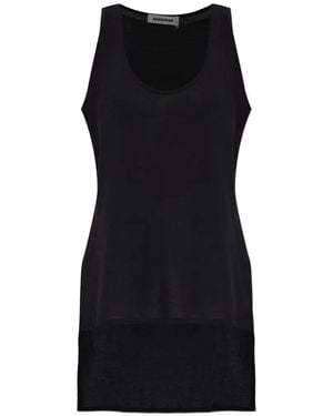 DARKPARK Side Slit Tank Top - Black