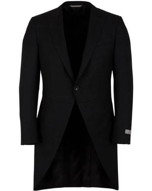 Canali Wool Suit Jacket - Black