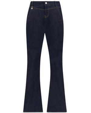 Amiri Vaqueros Bootcut Con Charm Del Logo - Azul