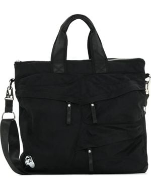 PUBLISHED BY Ruched Tote Bag - Black