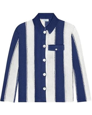 Calle Del Mar Cabana Stripe Shirt - Blue