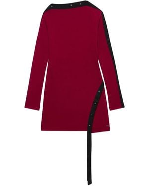 Gcds Kleid Mit Zierknöpfen - Rot