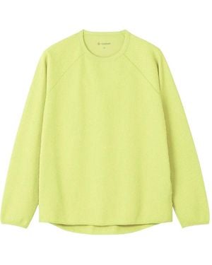Goldwin Waffle-Knit Raglan-Sleeve T-Shirt - Yellow