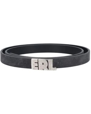 ERL Logo-Plaque Belt - White
