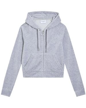 Juicy Couture Logo-Detail Hoodie - Blue