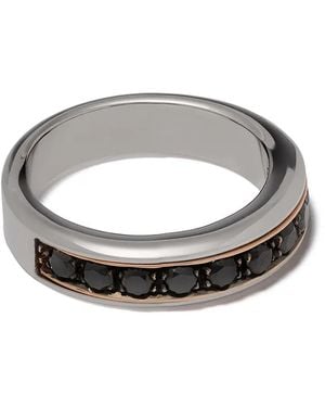 Zancan Ring Verfraaid Met Edelsteen - Wit