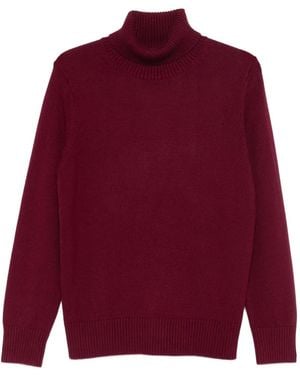 Kangra Roll-Neck Jumper - Red