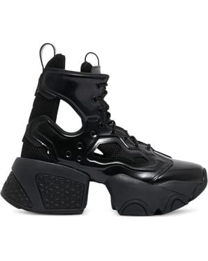 Comme des Garçons X Noir Kei Ninomiya Fury Cut-Out Chunky Sneakers - Black