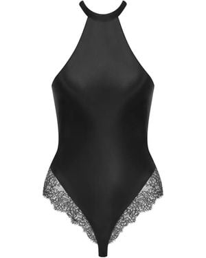 Maison Close Rendez-Vous Bodysuit - Black