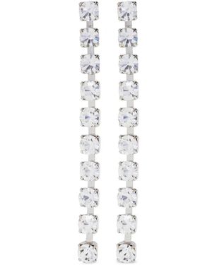 Forte Forte Crystal-Embellished Earrings - White