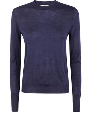 Nuur Crew-Neck Sweater - Blue