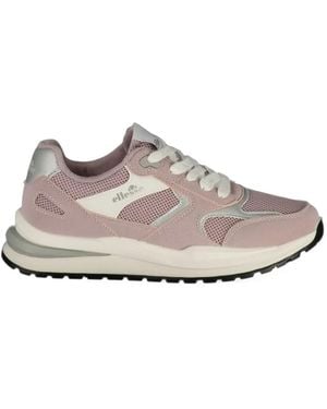Ellesse Baskets À Empiècements En Résille - Blanc
