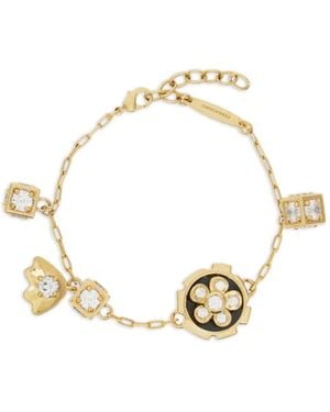 Ferragamo Bracelet À Breloque Fleur - Métallisé